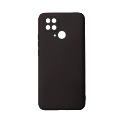 Silicone Case with Camera Shield for Xiaomi Redmi 10c Black